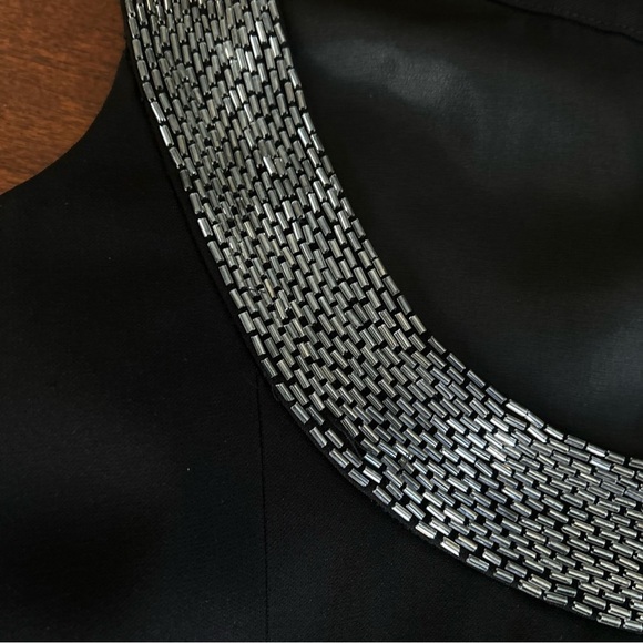 Lauren Ralph Lauren | Beaded Scoop Neck Sheath Dress - Picture 10 of 10